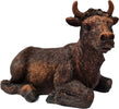 Bue seduto animale in poliresina dipinto a mano per presepe 10 cm Casa e cucina/Decorazioni per interni/Addobbi e decorazioni per ricorrenze/Decorazioni natalizie/Presepi/Statuine e fondali per il presepe MagiediNatale.it - Altamura, Commerciovirtuoso.it