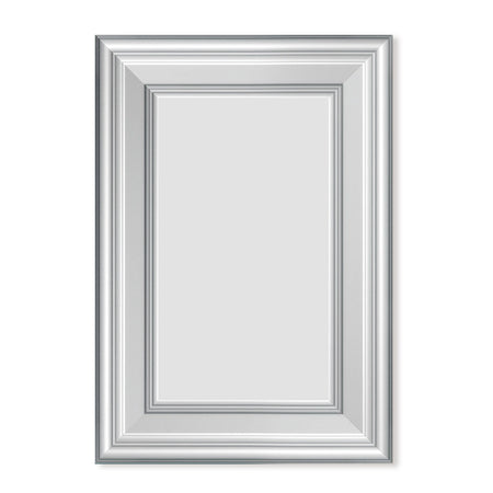 ***STOCK*** SET da 2 cornici Bianche in polimeri preassemblate incluso pannello in cartongesso 40X55cm CAD. - Eternal Parquet