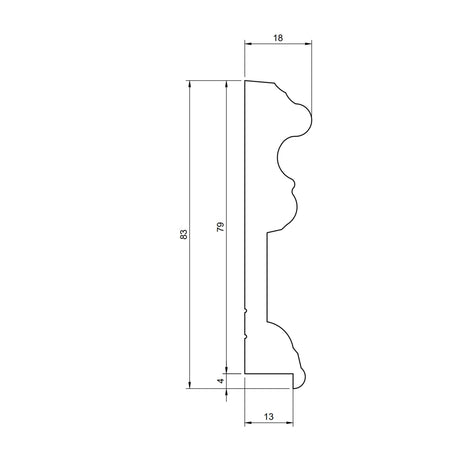 ***STOCK*** SET da 2 cornici Bianche in polimeri preassemblate incluso pannello in cartongesso 40X55cm CAD. - Eternal Parquet