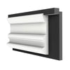 ***STOCK*** SET da 2 cornici Bianche in polimeri preassemblate incluso pannello in cartongesso 40X55cm CAD. - Eternal Parquet