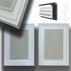 ***STOCK*** SET da 2 cornici Bianche in polimeri preassemblate incluso pannello in cartongesso 40X55cm CAD. - Eternal Parquet