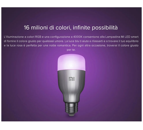 XIAOMI Mi LED Smart Bulb Lampadina Smart