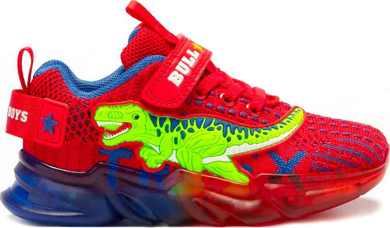 Bull Boys Dinosauro Sneakers Con Luci Spinosauro T-Reex Scarpe Bambino Moda/Bambini e ragazzi/Scarpe/Sneaker e scarpe sportive/Sneaker casual D'Avanzo Clazature - Nola, Commerciovirtuoso.it