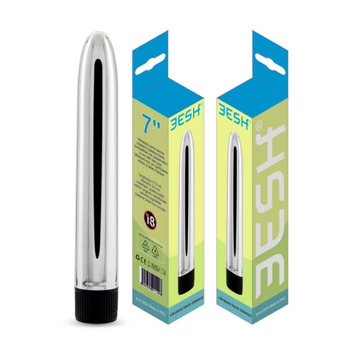 EESH® vibratore classico liscio argento silver bullet con velocità regolabile