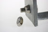 Bullone e dado antifurto per fissaggio paletto e saetta recinzione metallica 10 x 30 mm