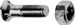 Bullone tspqst 120° M16x40 con dado confezione da 25 pezzi