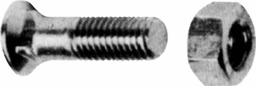 Bullone tspqst 120° M16x50 con dado confezione da 25 pezzi