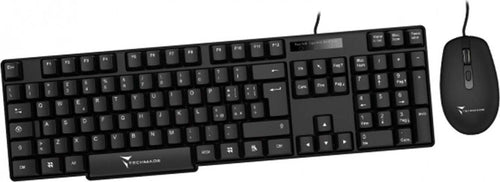 Bundle Kit Tastiera e Mouse USB con filo PC KIT ITA ufficio casa lavoro VLT SLOT - TM-KB828+M102