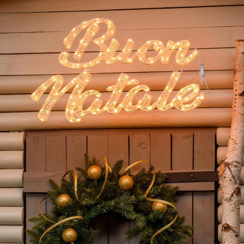 Buon Natale 3D con pixel MicroLed traditional per decorazioni natalizie