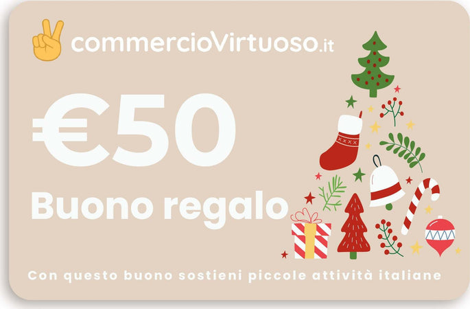 Buono Regalo Commercio Virtuoso Natale 2022 Buoni regalo/Buoni regalo CommercioVirtuoso.it, Commerciovirtuoso.it