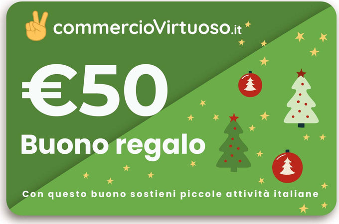Buono Regalo Commercio Virtuoso Natale Buoni regalo/Buoni regalo Commercio Virtuoso, Commerciovirtuoso.it