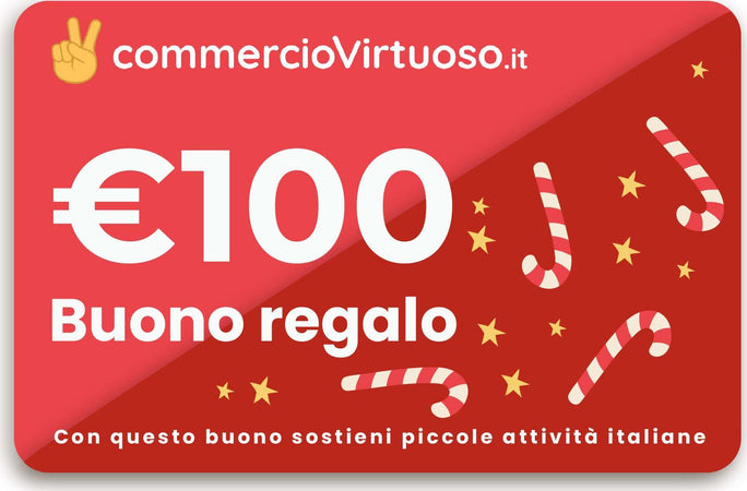 Buono Regalo CommercioVirtuoso.it Natale GirftCard 100% Negozi Italiani Idea Regalo Buoni regalo/Buoni regalo Commercio Virtuoso, Commerciovirtuoso.it