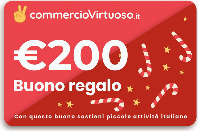 Buono Regalo CommercioVirtuoso.it Natale GirftCard 100% Negozi Italiani Idea Regalo Buoni regalo/Buoni regalo Commercio Virtuoso, Commerciovirtuoso.it