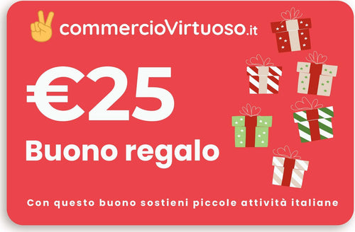 Buono Regalo CommercioVirtuoso.it Natale GirftCard 100% Negozi Italiani Buoni regalo/Buoni regalo Commercio Virtuoso, Commerciovirtuoso.it