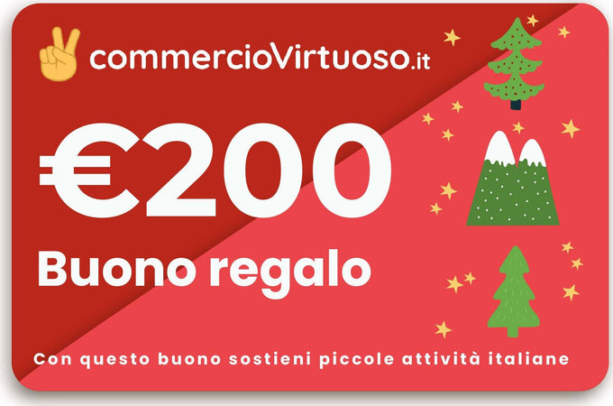 Buono Regalo CommercioVirtuoso.it Natale GirftCard Negozi Italiani Buoni regalo/Buoni regalo Commercio Virtuoso, Commerciovirtuoso.it