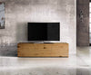 BURTON---mobile-porta-tv-moderno-in-rovere-spazzolato-165x45x45-Marrone-Milani-Home