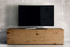 BURTON---mobile-porta-tv-moderno-in-rovere-spazzolato-165x45x45-Marrone-Milani-Home