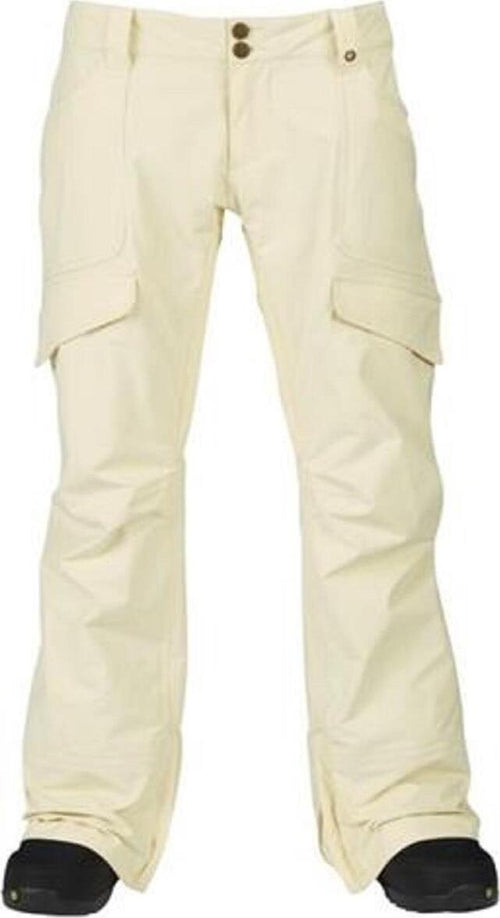 Burton Lucky Pant Pantalone Snowboard Canvas Bianco Donna Taglio Sig Fit Tinta Unita Sport e tempo libero/Attività ricreative all'aperto/Sport invernali/Snowboard/Abbigliamento/Donna/Pantaloni Snotshop - Roma, Commerciovirtuoso.it