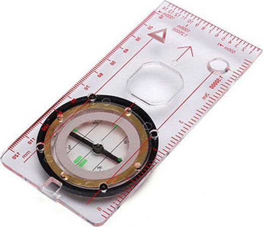 Bussola Ingrandimento Righello Scala Da Cartografia Orientamento Nautica Camping Sport e tempo libero/Attività ricreative all'aperto/Sport acquatici/Nautica/Bussole Trade Shop italia - Napoli, Commerciovirtuoso.it