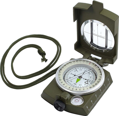 Bussola Militare Professionale Geologia Multifunzione Da Campeggio Impermeabile Sport e tempo libero/Dispositivi elettronici/Bussole Trade Shop italia - Napoli, Commerciovirtuoso.it