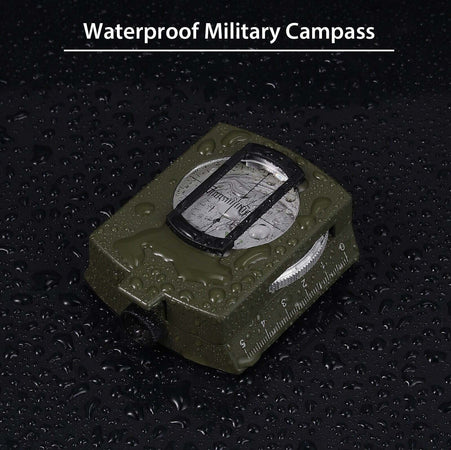 Bussola Militare Professionale Geologia Multifunzione Da Campeggio Impermeabile Sport e tempo libero/Dispositivi elettronici/Bussole Trade Shop italia - Napoli, Commerciovirtuoso.it