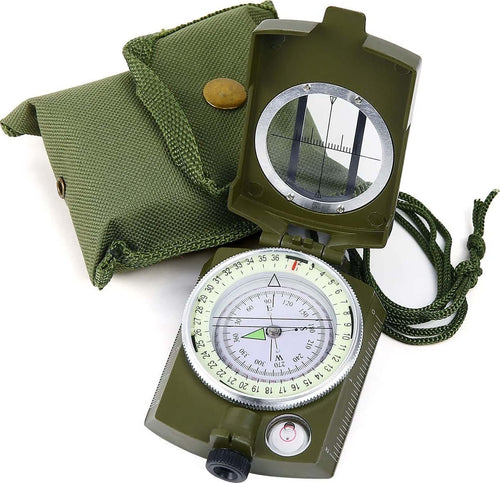 Bussola Militare Professionale Geologia Multifunzione Da Campeggio Impermeabile Sport e tempo libero/Dispositivi elettronici/Bussole Trade Shop italia - Napoli, Commerciovirtuoso.it