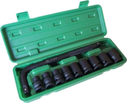Bussole-Boccole-Per-Pistola-Avvitatore-Pneumatico-Set-9-Pz-1/2''-Da-10-A-24mm