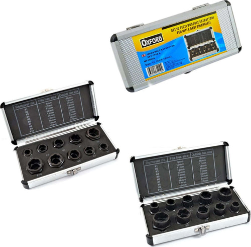 BUSSOLE ESTRATTORI DADI E BULLONI DANNEGGIATI ALTE BASSE SET 10 PZ Fai da te/Utensili elettrici e a mano/Utensili a mano/Bussole e set di bussole/Corredi di bussole/Standard Trade Shop italia - Napoli, Commerciovirtuoso.it