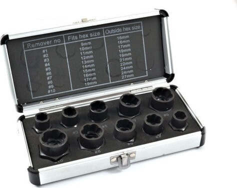 Bussole Estrattori Dadi E Bulloni Danneggiati Alte Basse Set 10 Pz Fai da te/Utensili elettrici e a mano/Utensili a mano/Bussole e set di bussole/Corredi di bussole/Standard Trade Shop italia - Napoli, Commerciovirtuoso.it