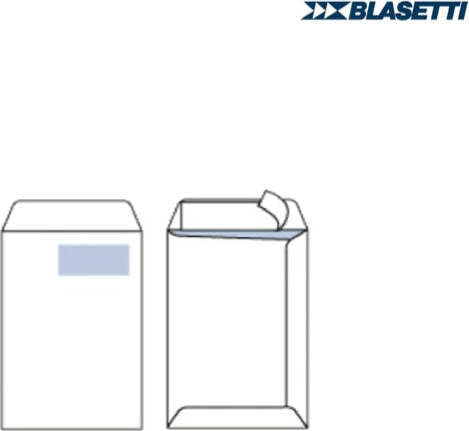 Busta a sacco bianca con finestra - serie Self - strip adesivo - 230x330 mm - 100 gr - Blasetti - conf. 500 pezzi Commercio Industria e Scienza/Forniture per imballaggio e spedizione/Scatole buste e tubi per spedizione/Buste per spedizione/Buste imbottite Eurocartuccia - Pavullo, Commerciovirtuoso.it