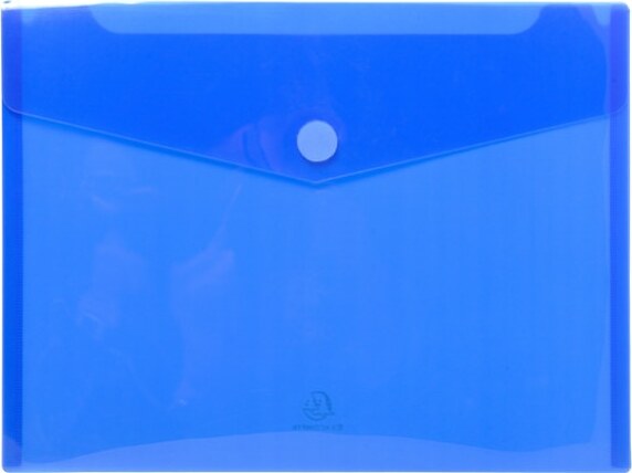 Busta a tasca con chiusura in velcro - PPL - 24x32 cm - blu-trasparente - Exacompta [multipack] 5 pezzi Commercio Industria e Scienza/Forniture per imballaggio e spedizione/Scatole buste e tubi per spedizione/Buste per spedizione/Buste trasparenti Eurocartuccia - Pavullo, Commerciovirtuoso.it