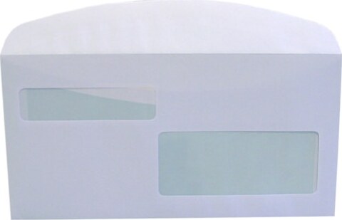 Busta bianca con 2 finestre - serie Large - lembo gommato - 115 x 227 mm - 90 gr - Blasetti - conf. 500 pezzi Commercio Industria e Scienza/Forniture per imballaggio e spedizione/Scatole buste e tubi per spedizione/Buste per spedizione/Buste commerciali Eurocartuccia - Pavullo, Commerciovirtuoso.it