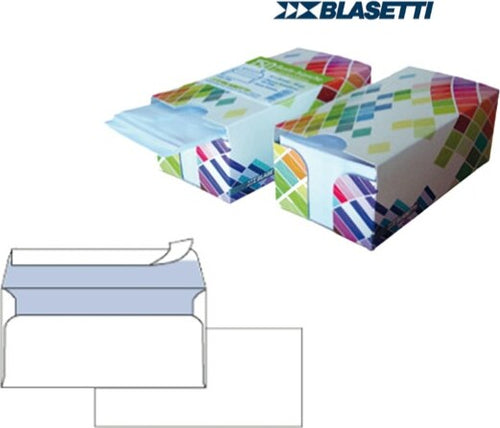 Busta bianca senza finestra - serie Mailpack - certificazione FSC - strip adesivo - 110x230 mm - 90 gr - Blasetti - dispenser da 150 pezzi Commercio Industria e Scienza/Forniture per imballaggio e spedizione/Scatole buste e tubi per spedizione/Buste per spedizione/Buste commerciali Eurocartuccia - Pavullo, Commerciovirtuoso.it