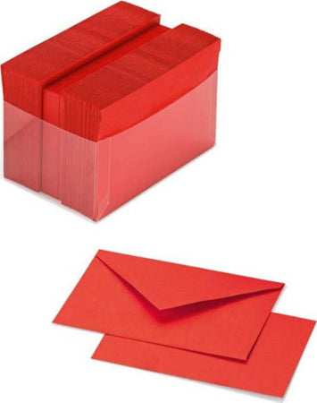 Busta-con-bigietto-9x14-rosso-cf.100
