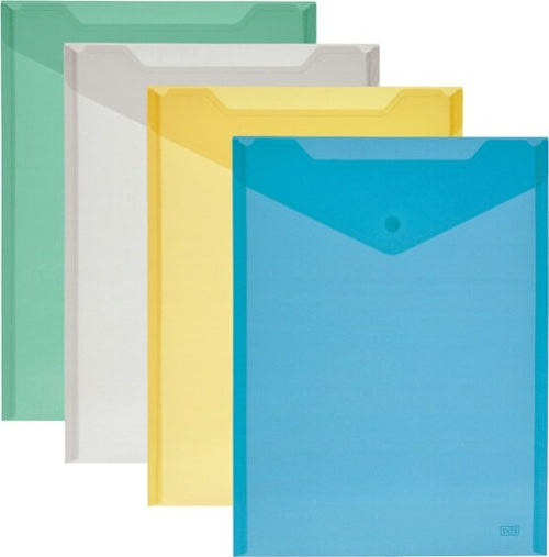 Busta con bottone - formato verticale - 11 5x15 5 cm - colori assortiti - Lebez [multipack] 12 pezzi Cancelleria e prodotti per ufficio/Archivio ufficio e accessori per scrivania/Archivio ufficio/Cartelle/Cartelle portadocumenti Eurocartuccia - Pavullo, Commerciovirtuoso.it