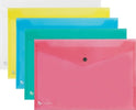 Busta con bottone Pull - 21x29 7 cm - colori assortiti - King Mec [multipack] 5 pezzi Cancelleria e prodotti per ufficio/Archivio ufficio e accessori per scrivania/Archivio ufficio/Cartelle/Cartelle portadocumenti Eurocartuccia - Pavullo, Commerciovirtuoso.it