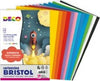Busta di carta Bristol - 25 x 35 cm - colori assortiti - 15 fogli - Deco Casa e cucina/Hobby creativi/Carta e lavorazione della carta/Carta/Cartoncino colorato Eurocartuccia - Pavullo, Commerciovirtuoso.it