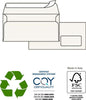 Busta KAMI STRIP - bianca - carta riciclata FSC - con finestra - 110 x 230 mm - 100 gr - Pigna - conf. 500 pezzi Commercio Industria e Scienza/Forniture per imballaggio e spedizione/Scatole buste e tubi per spedizione/Buste per spedizione/Buste commerciali Eurocartuccia - Pavullo, Commerciovirtuoso.it