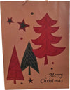 Busta natalizia resistente decorata con alberi natalizi con manici per regali Casa e cucina/Decorazioni per interni/Addobbi e decorazioni per ricorrenze/Decorazioni natalizie/Oggettistica MagiediNatale.it - Altamura, Commerciovirtuoso.it