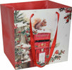 Busta per pacco regalo con decorazioni natalizie e manici in nylon h 34 cm Casa e cucina/Decorazioni per interni/Addobbi e decorazioni per ricorrenze/Decorazioni natalizie/Oggettistica MagiediNatale.it - Altamura, Commerciovirtuoso.it