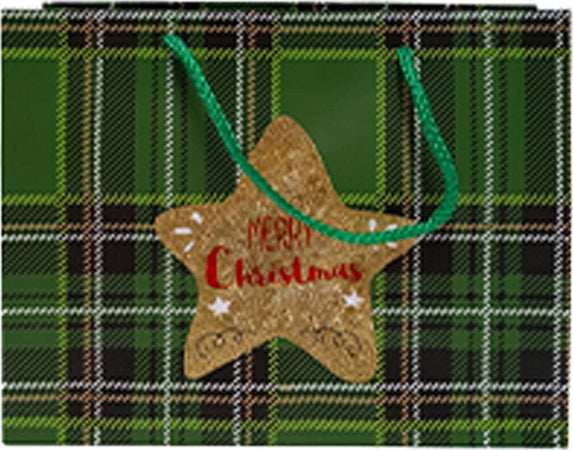 Busta regalo natalizia effetto tessuto scozzese per regali da 23 x 18 cm Casa e cucina/Decorazioni per interni/Addobbi e decorazioni per ricorrenze/Decorazioni natalizie/Oggettistica MagiediNatale.it - Altamura, Commerciovirtuoso.it