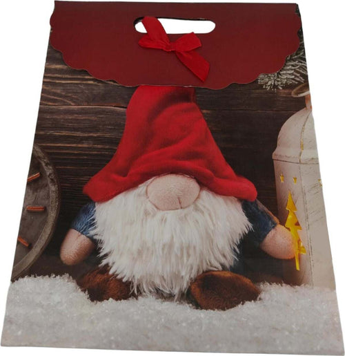 Busta sacchetto design gnomo natale per decorazioni e regali natalizi Casa e cucina/Decorazioni per interni/Addobbi e decorazioni per ricorrenze/Decorazioni natalizie/Oggettistica MagiediNatale.it - Altamura, Commerciovirtuoso.it