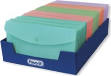 Buste con bottone - PPL - 9 9 x 21 cm - colori assortiti Pstel - Favorit [multipack] 30 pezzi Cancelleria e prodotti per ufficio/Archivio ufficio e accessori per scrivania/Archivio ufficio/Cartelle/Cartelle portadocumenti Eurocartuccia - Pavullo, Commerciovirtuoso.it