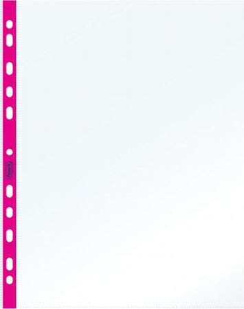 Buste forate - PPL - con banda fucsia neon - liscia - 22 x 30 cm - Favorit - conf. 25 pezzi Cancelleria e prodotti per ufficio/Archivio ufficio e accessori per scrivania/Raccoglitori e accessori per raccoglitori/Buste a perforazione universale Eurocartuccia - Pavullo, Commerciovirtuoso.it