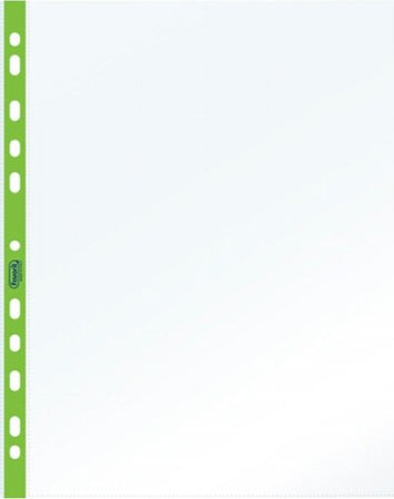 Buste forate - PPL - con banda verde neon - liscia - 22 x 30 cm - Favorit - conf. 25 pezzi Cancelleria e prodotti per ufficio/Archivio ufficio e accessori per scrivania/Raccoglitori e accessori per raccoglitori/Buste a perforazione universale Eurocartuccia - Pavullo, Commerciovirtuoso.it