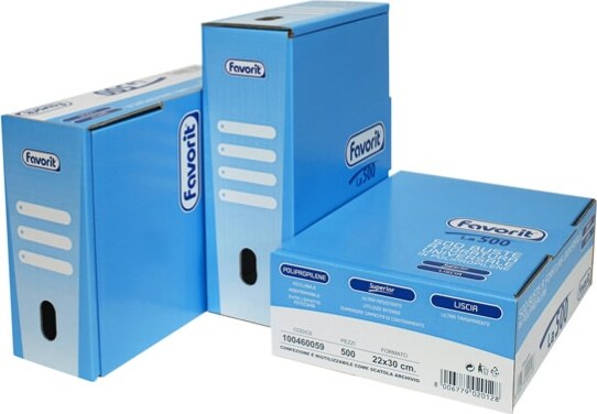 Buste forate La 500 - Superior - liscio - 22x30 cm - trasparente - Favorit - conf. 500 pezzi Cancelleria e prodotti per ufficio/Archivio ufficio e accessori per scrivania/Raccoglitori e accessori per raccoglitori/Buste a perforazione universale Eurocartuccia - Pavullo, Commerciovirtuoso.it