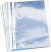 Buste-Portadocumenti-A-Perforazione-Universale-A4-Goffrata-Apertura-Trasparente