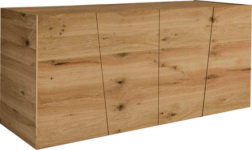 BUSTER---madia-moderna-in-rovere-nodato-spazzolato-180x50x75-Marrone-Milani-Home