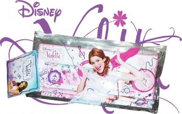 Bustina-Astuccio-Portapenne-Disney-Violetta-Porta-Penne-Oggetti-Con-Accessori
