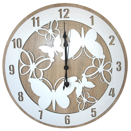 Orologio da parete personalizzabile idea regalo per bomboniera e cerimonia con taglio laser